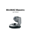 Martin MiniMAC Maestro User manual