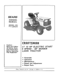 Craftsman 917.254244 Owner`s manual