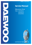 Daewoo KOR-181G2A Service manual