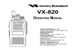 VX-820 Series Owner`s Manual