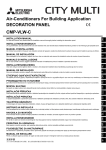 Mitsubishi Electric PLFY-P15NLMU-E Installation manual