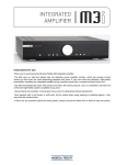 Musical Fidelity M3I Specifications