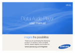 Samsung YP-F3AB User manual