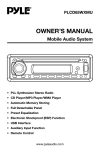 PYLE Audio PLCD65WXMU Owner`s manual