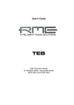 RME Audio TEB User`s guide