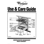 Whirlpool DU8550XT User guide