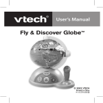 VTech Fly & Discover Globe User`s manual