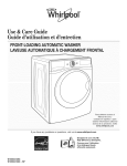 Whirlpool W10554130C - SP Use & care guide