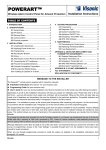 Visonic POWERART Specifications