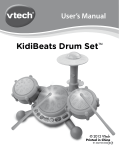 VTech KidiBeats Drum Set User`s manual