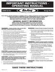 Air King ESDQ Series Troubleshooting guide