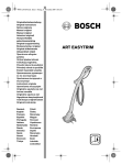 Bosch Art Easytrim Instruction manual