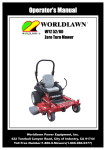 Worldlawn WYZ 60 Operator`s manual