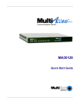 Multitech MA30120 User guide