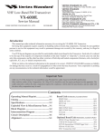 Vertex Standard VX-6000L Service manual