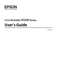 Epson Aculaser M1200 series User`s guide