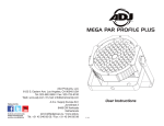 ADJ Mega Par Profile System Specifications