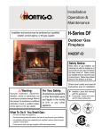 Montigo H-Series DF Owner`s manual