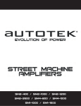 Autotek Street Machine SM2-1200 Specifications