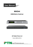 PTN MHD44 User manual