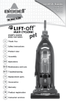 Bissell LIFT-OFF 89Q9/18Z6 User`s guide
