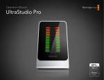 Blackmagicdesign UltraStudio Pro Instruction manual