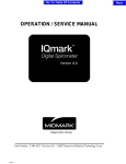 Midmark IQmark Digital SpiroPDA Service manual