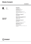 Ariston K3G2/G Operating instructions