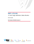 Wohler RMT-170-HD User guide