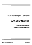 RKC INSTRUMENT MA900 Instruction manual