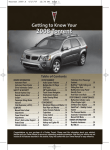 Chevrolet TORRENT - NAVIGATION SYSTEM 2008 Operating instructions