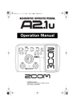 Zoom A2.1U Specifications