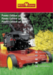 Wolf Garten Power Edition 40 TMA Instruction manual