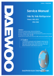 Daewoo FR-3502 Service manual