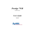 ZyXEL Communications P-791R V2 - V3.40 User`s guide