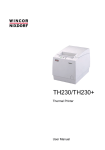 Wincor Nixdorf TH230 User manual