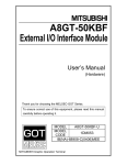 Mitsubishi A8GT-50KBF User`s manual