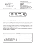 Vertex FTL-7011 Service manual