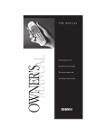Uniden MINI200 Owner`s manual