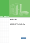 Advantech UNO-1110 User manual