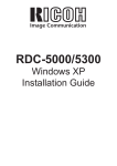 Ricoh RDC-5000 Installation guide
