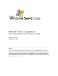 Windows NT Server 4.0 Upgrade Guide