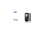 Samsung SGH-D900i User`s guide