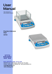 RADWAG PS1000.R2 User manual