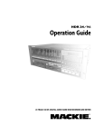 Mackie HDR96 Operating instructions