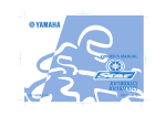 Yamaha Star XV19MX Owner`s manual