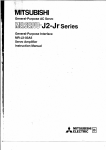 Mitsubishi Melservo-J2-JR SERIES Instruction manual
