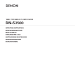 Denon DN-S3500 Operating instructions