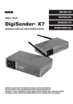 AEI Security & Communications DigiSender X7 DG440 Instruction manual