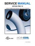 Movincool OFFICE PRO 12 Service manual